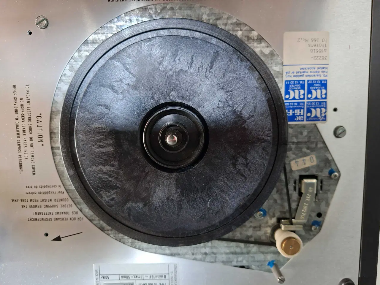 Billede 4 - Grammofon Thorens TD 166 Mk II