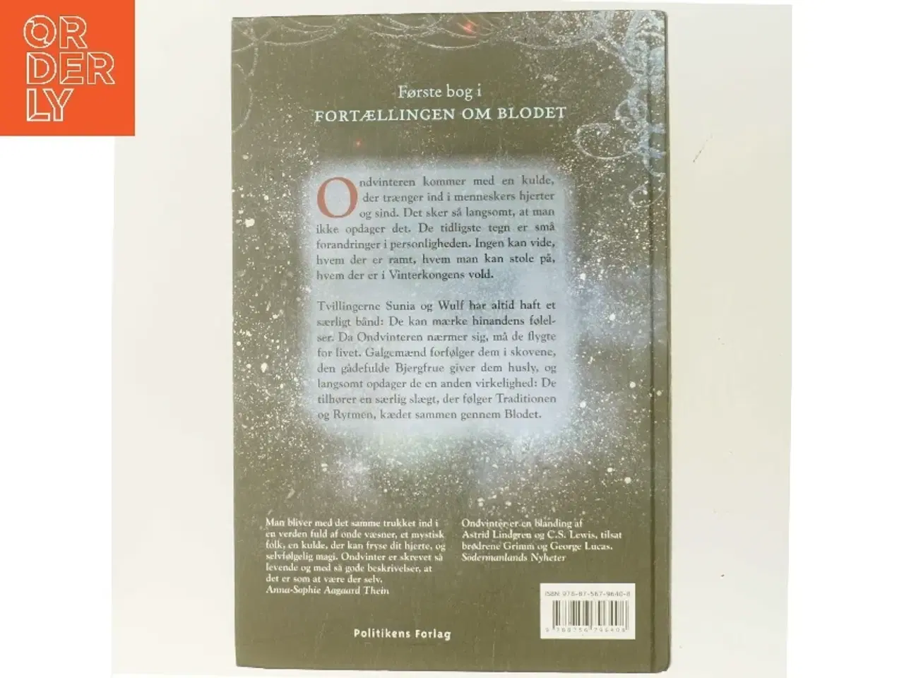 Billede 3 - Ondvinter af Anders Bjrkelid (Bog)