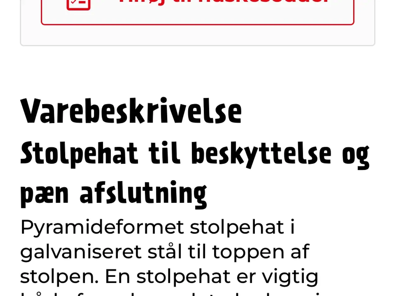 Billede 6 - Ny Stolpehat 40 stk.