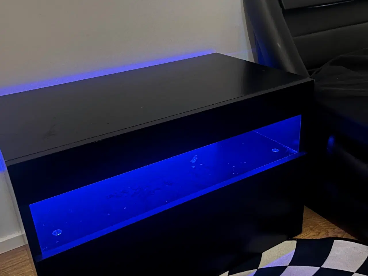 Billede 6 - Seng 90x200 cm i kunstlæder med LED lys