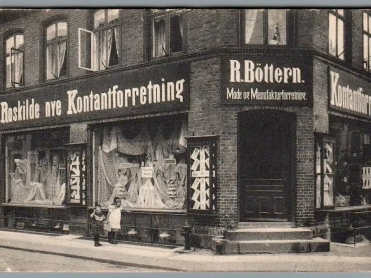 Billede 1 - Roskilde nye Kontantforretning - R.Böttern - Flensborg 11921 - Brugt - Slidt i hjørnerne !!