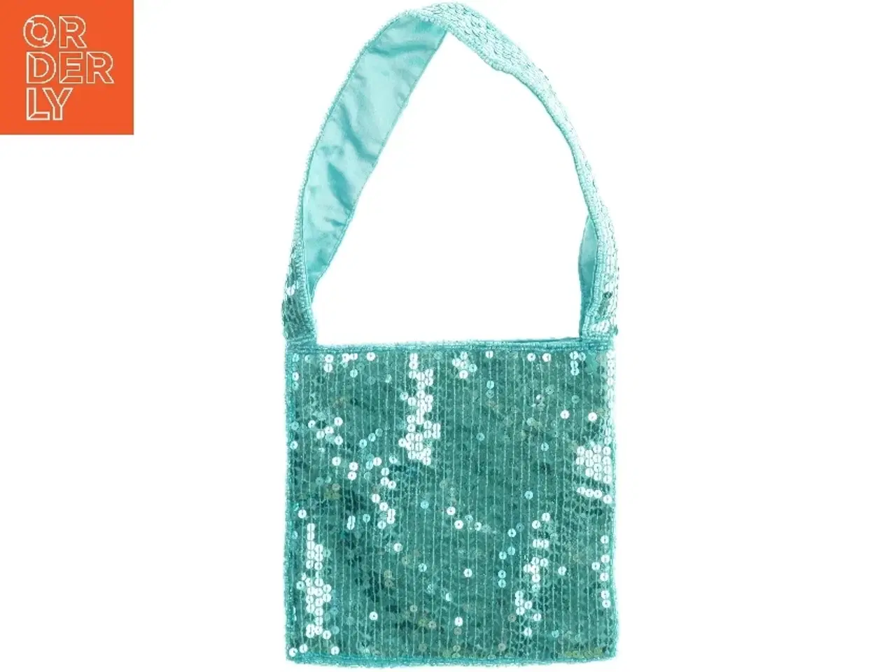 Billede 2 - Pailletdekoreret håndtaske (str. 19 x 19 cm)