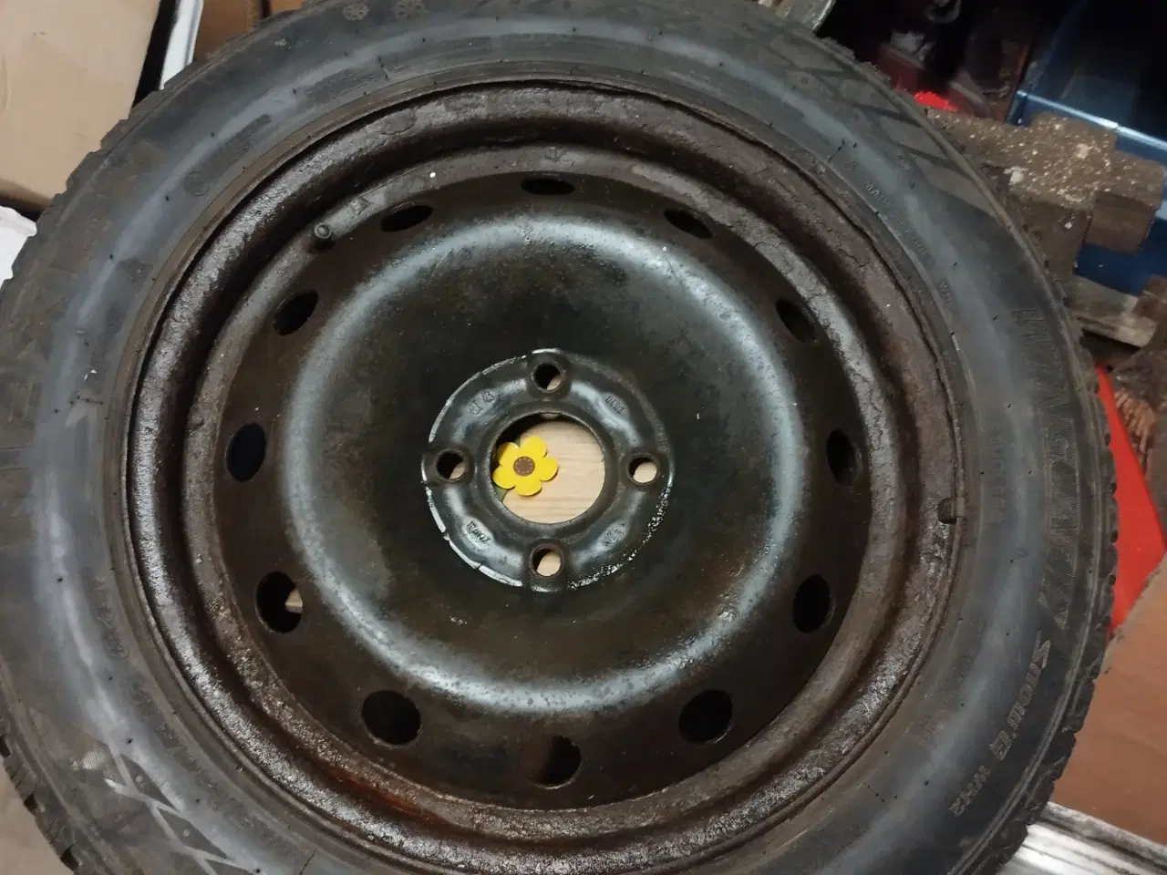 Billede 2 - Vinterhjul på stålfælge 