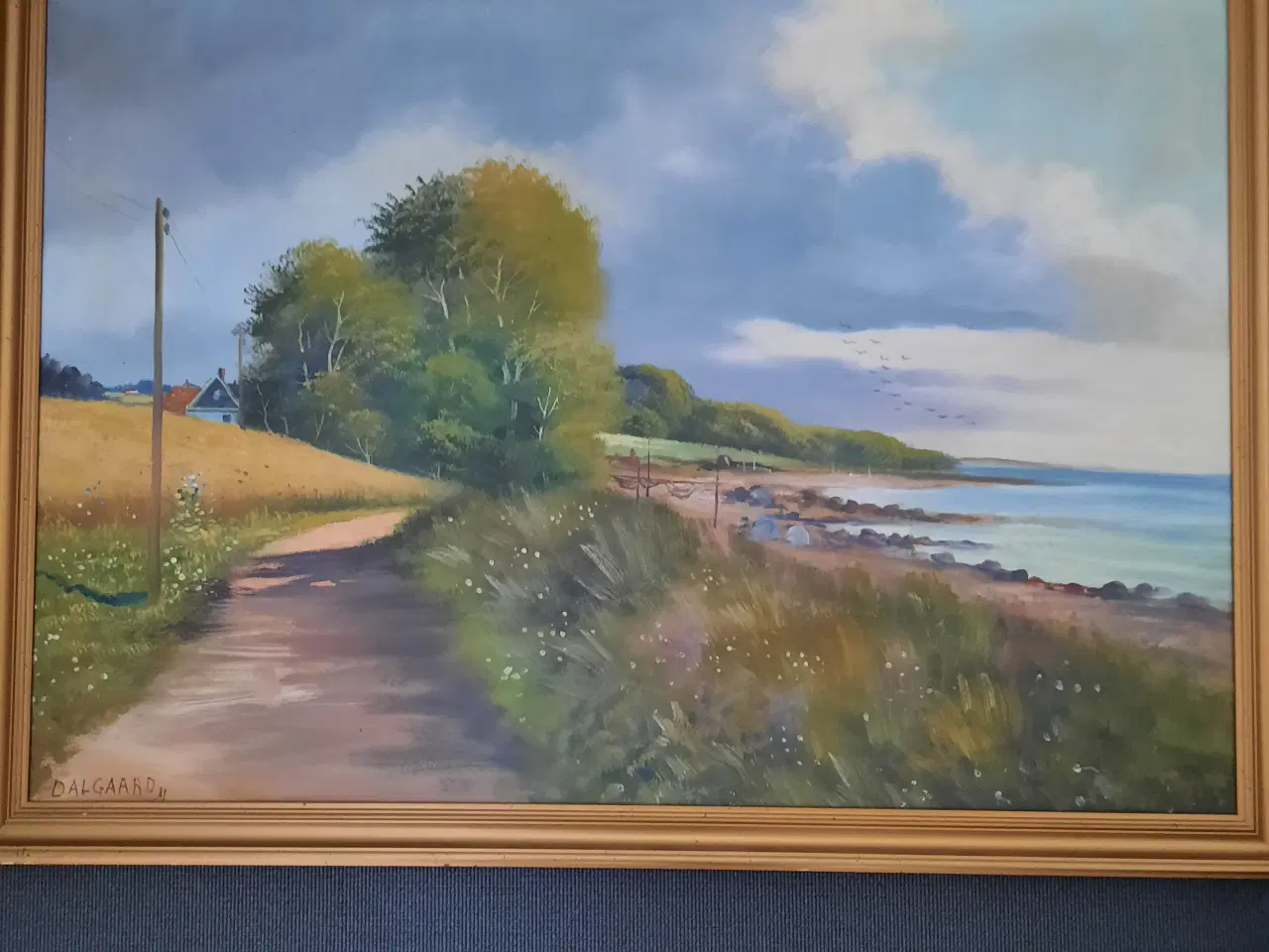 Billede 1 - Akrylmaleri. St. 106 X 74 cm.