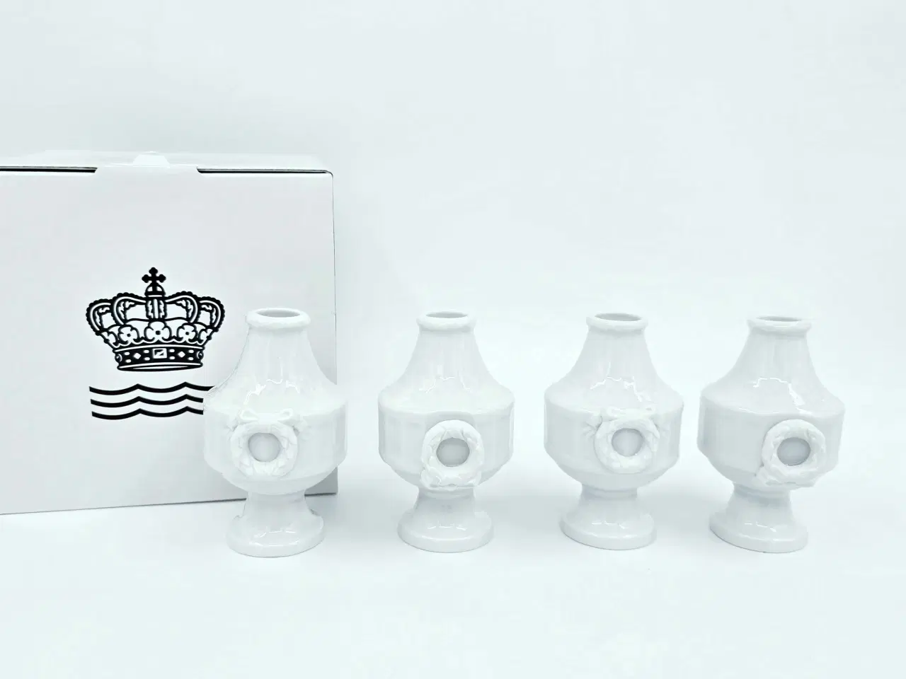 Billede 2 - Royal Copenhagen Hvid Vifte Bordkortholder/ Kuvert