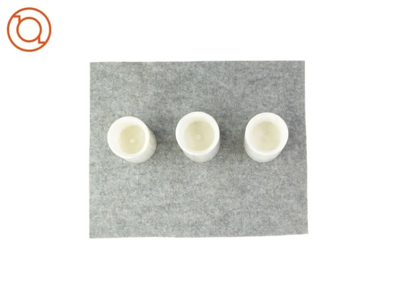 Billede 4 - LED Bloklys (3 stk) fra Clas Ohlson (str. Ø:7/H: 13, 15 og 10 cm)