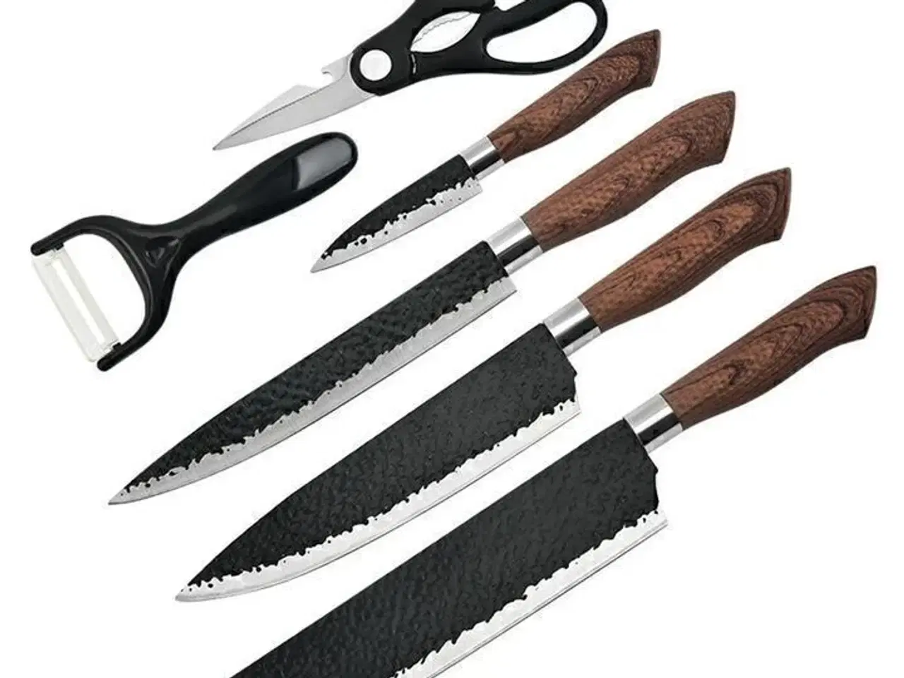 Billede 4 - Premium knivsæt til kød og grøntsager - 6 dele