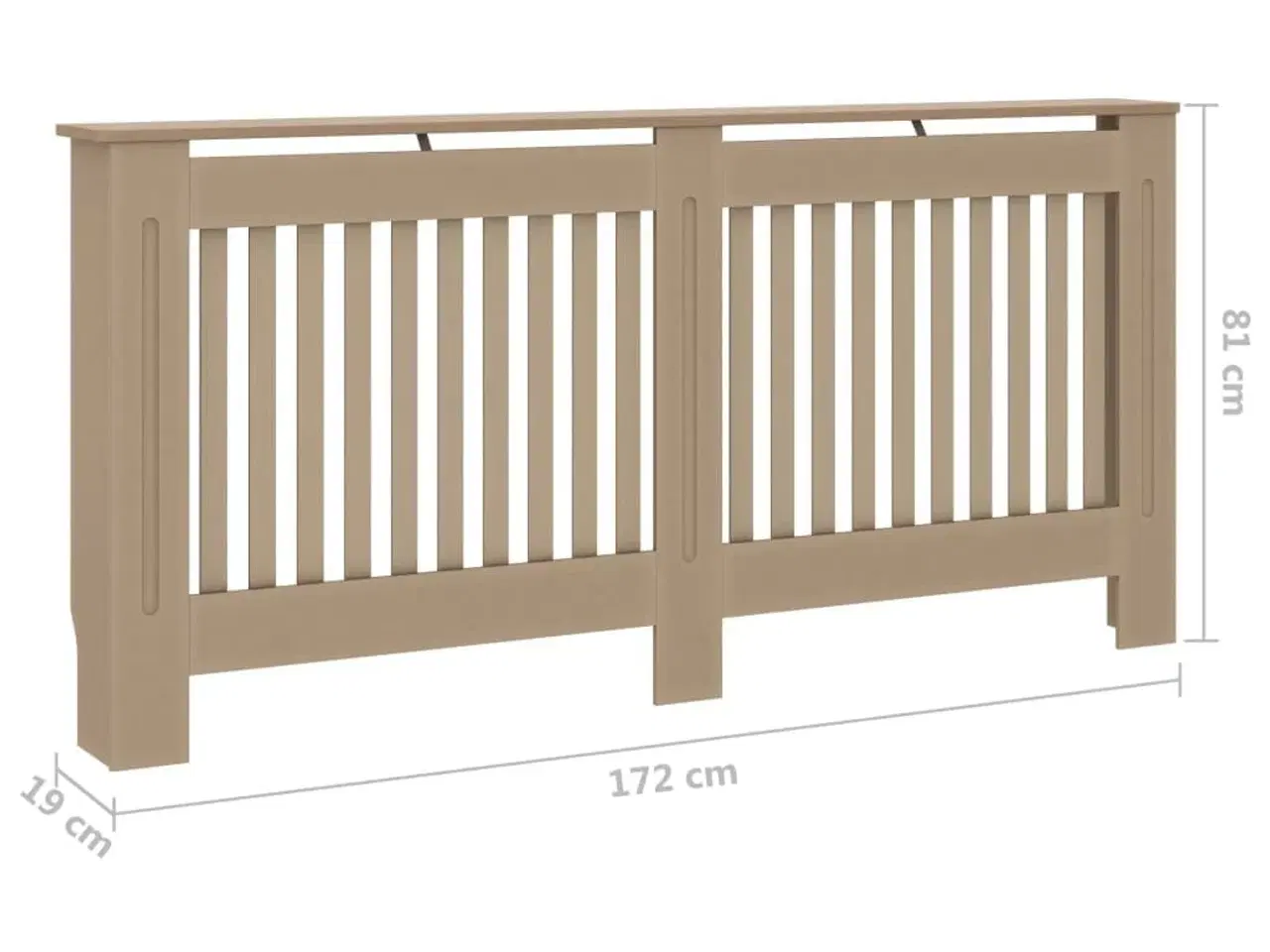 Billede 8 - Radiatorskjuler 172x19x81 cm MDF