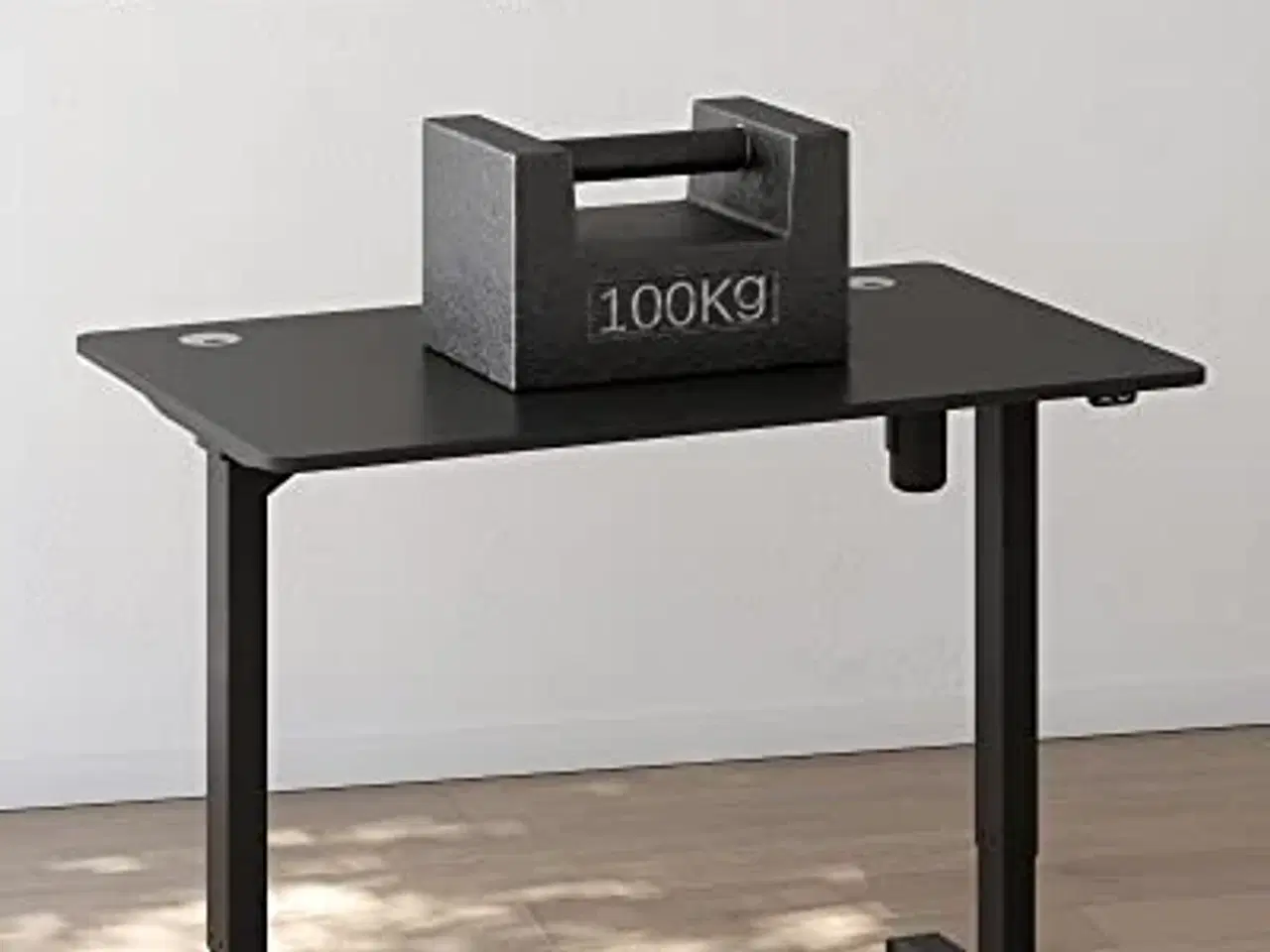 Billede 4 - Hæve sænkebord sort 120 x 60 cm