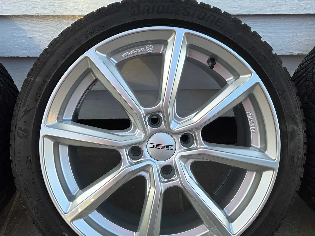 Billede 4 - 4x108 17" ET47.5 nav 63.4ø 7x17 Ford vinterdæk