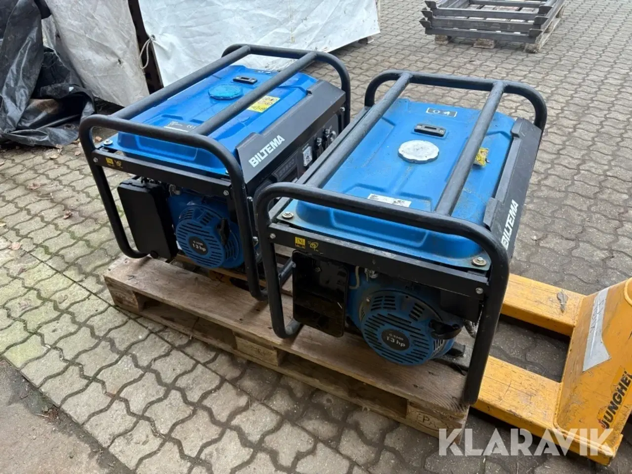 Billede 4 - Generator Biltema G5500 230 V / max. 5,5 kW 2styk
