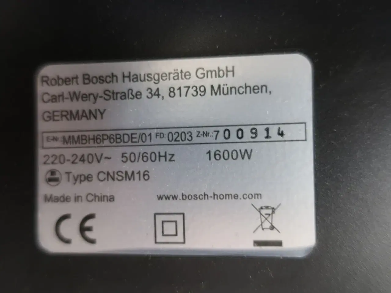Billede 3 - Blender BOSCH VITA BOOST MMBH6P6BDE/01