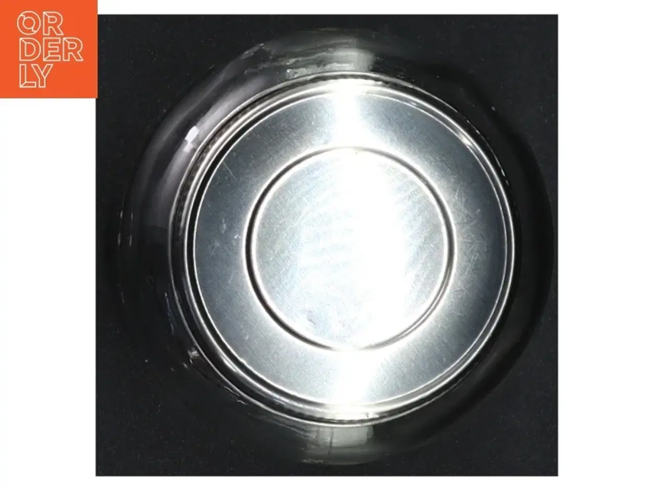 Billede 3 - Glasbeholder med metal låg fra Søstrene Grene (str. Ø 7,5 x 8,5 cm)