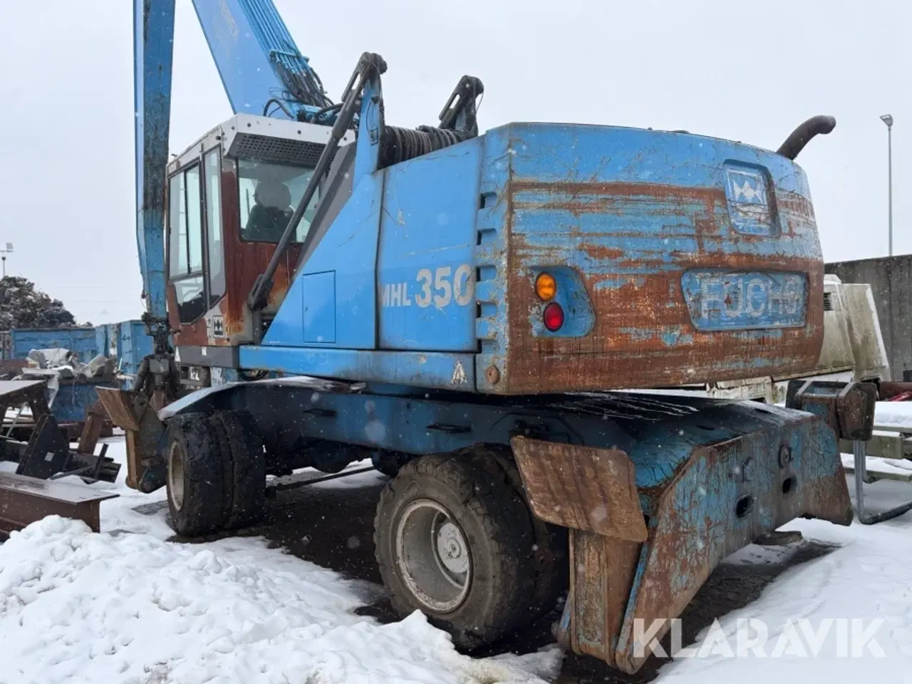 Billede 3 - Gravemaskine Terex Fuchs MHL350 industri