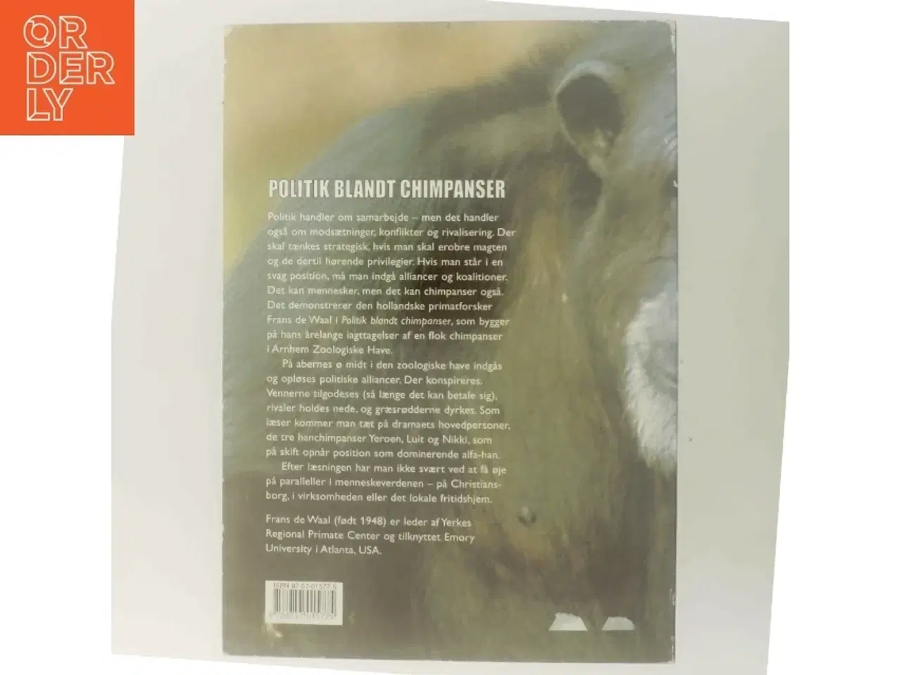 Billede 3 - Politik blandt chimpanser af Frans de Waal (Bog)