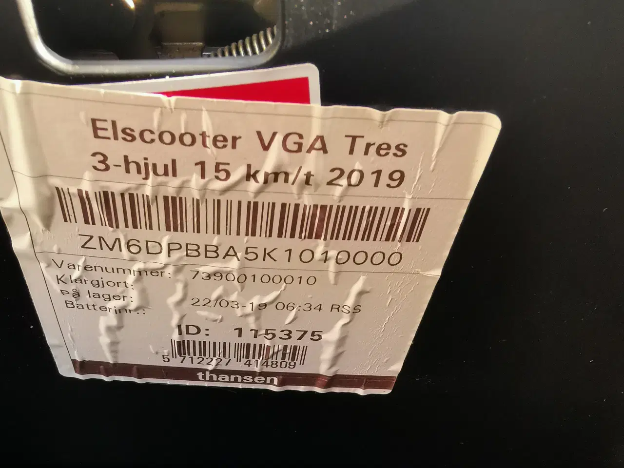 Billede 3 - Elscooter VGA Tres