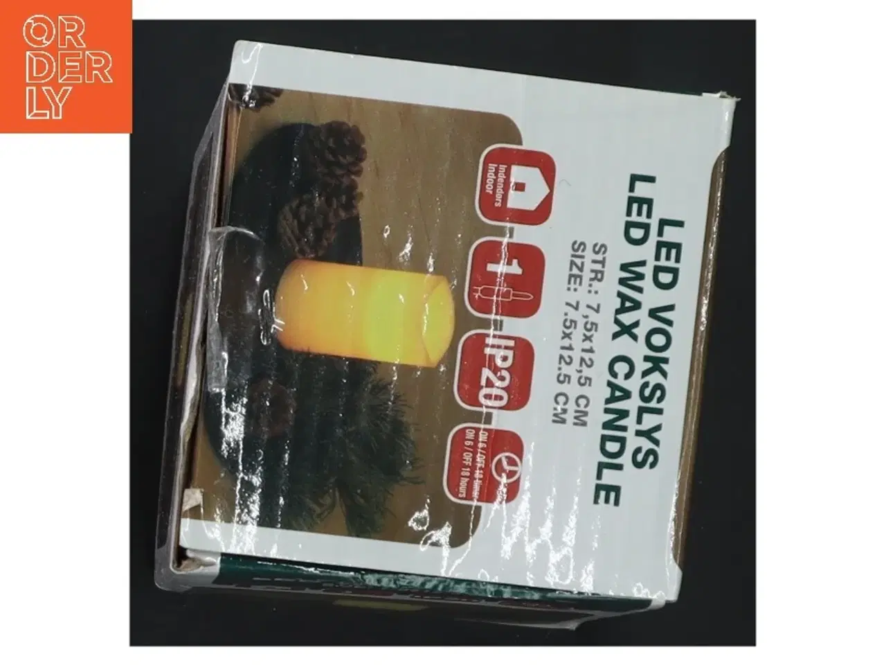 Billede 3 - LED vokslys (str. 11x8 cm)