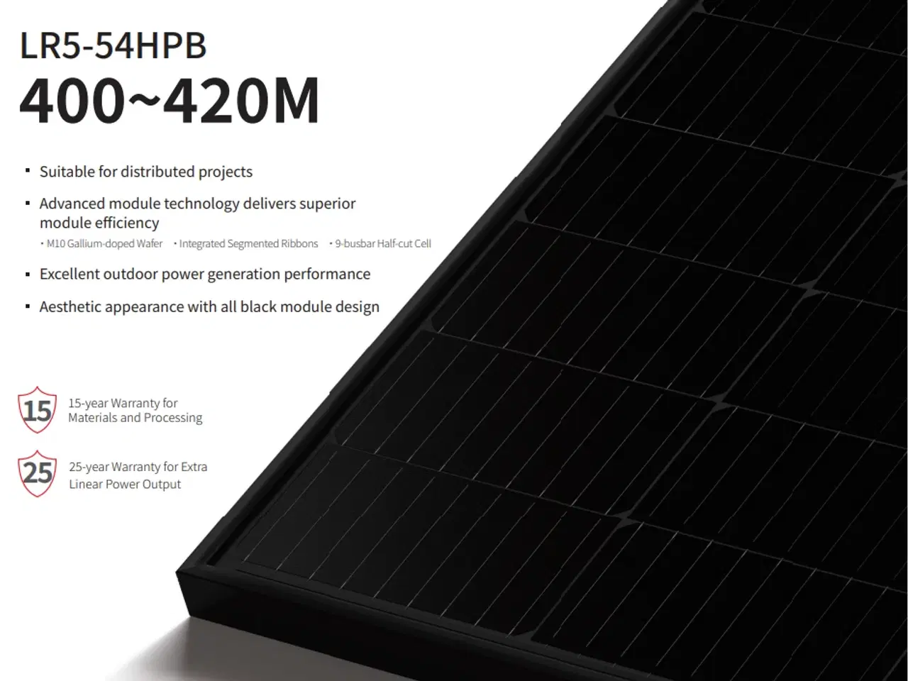 Billede 3 - Nye sorte 405w solcelle paneler