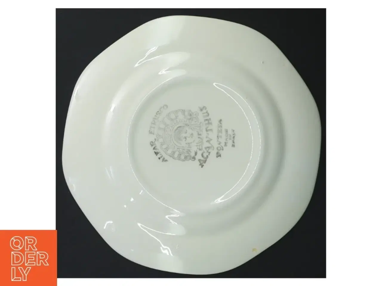 Billede 4 - Decorerede porcelænstallerkener fra Avafenixco Limoges POMPEYA (str. Ø. 18 cm. 2 styk)