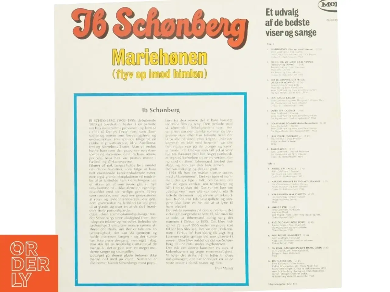 Billede 3 - Ib Schønberg - Mariehønen Vinylplade