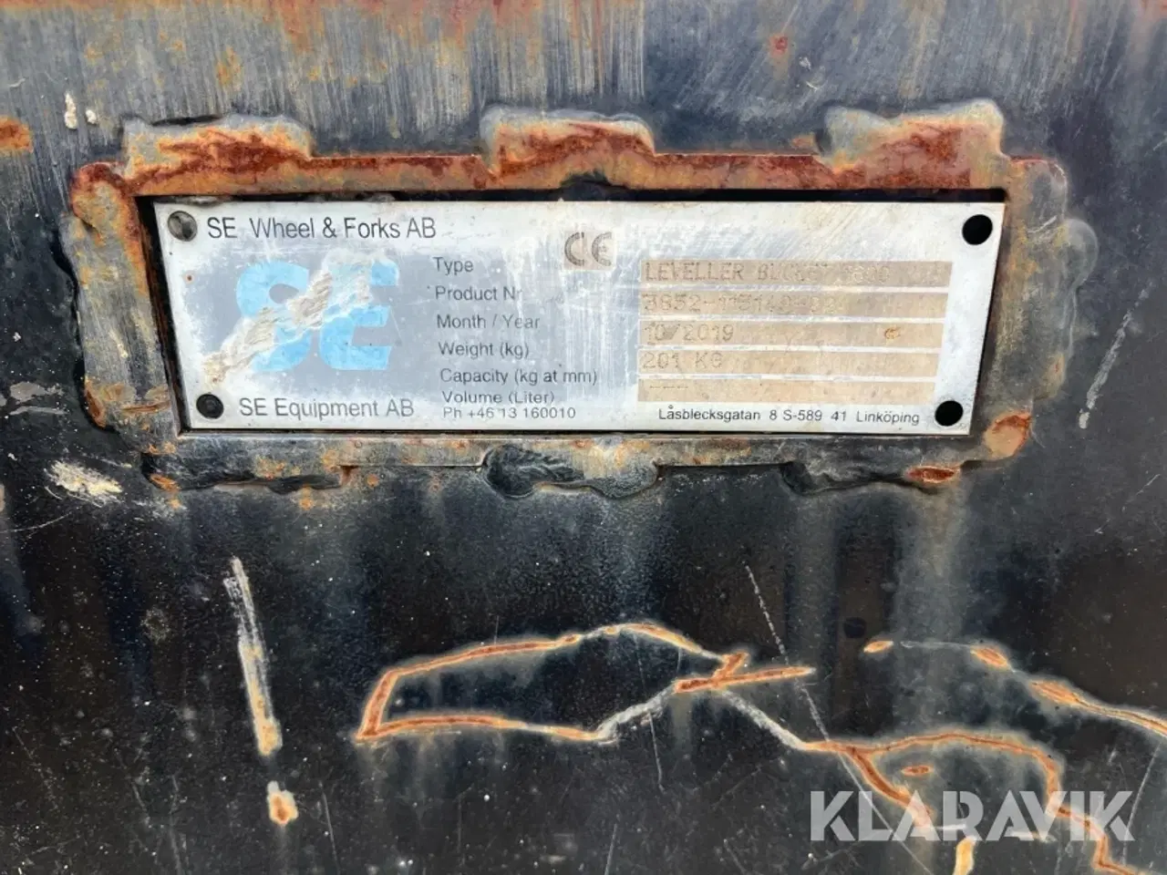 Billede 9 - Svenskerskovl SE Wheel & Forks Leveller Bucket 1600