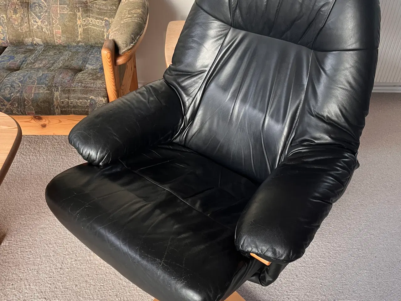 Billede 1 - 2 stk. læderstole