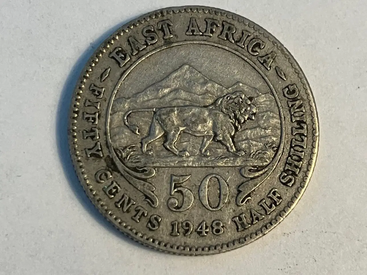 Billede 1 - East Africa Half Shilling 1948