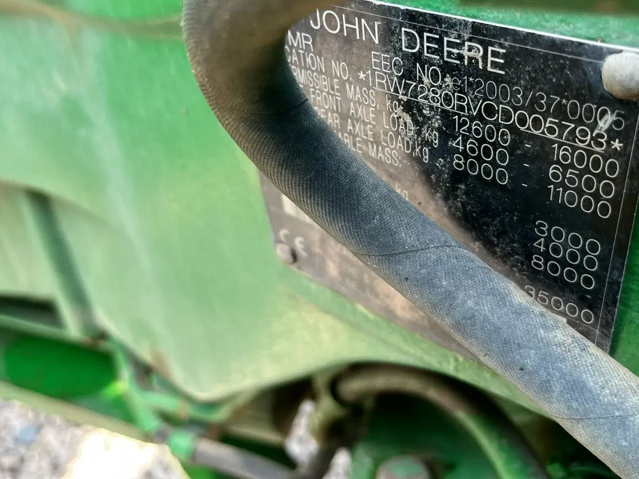 Billede 17 - John Deere 7280R Næsten nye dæk, Autopower og frontlift
