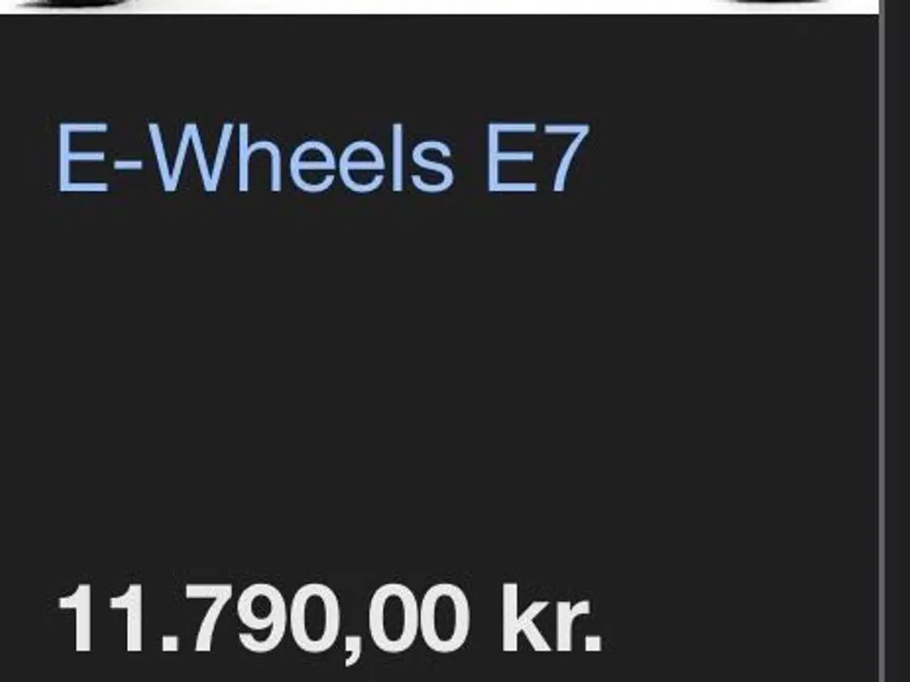 Billede 2 - E wheels e7