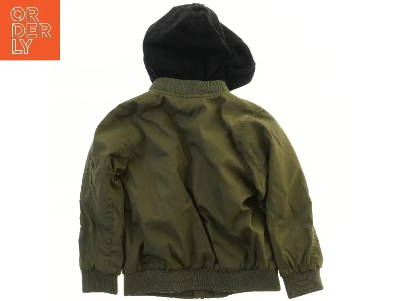 Billede 2 - Bomberjakke med hætte fra Lindex (str. 104)