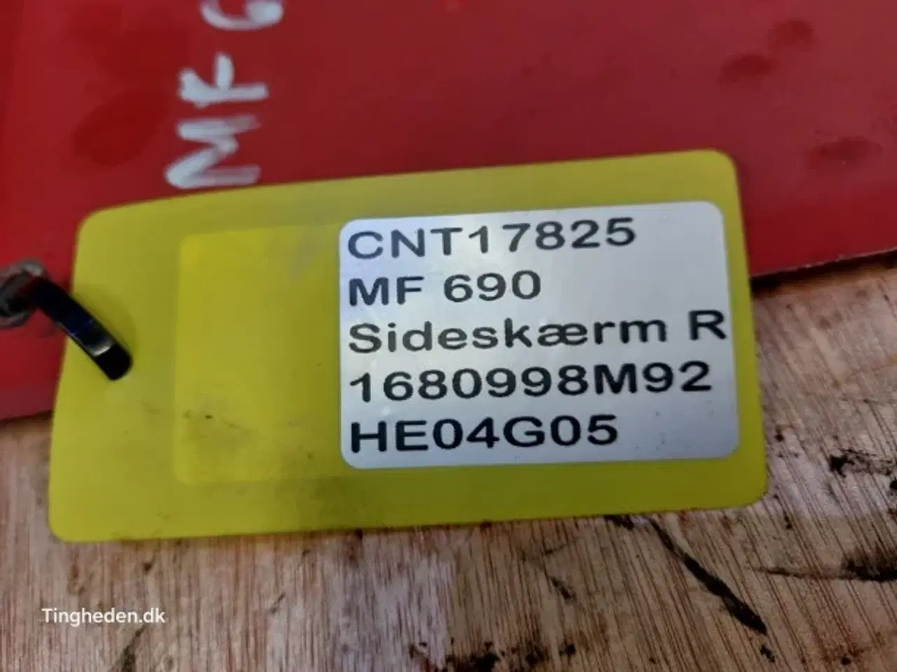 Billede 9 - Massey Ferguson 690 Sideskærm R. 1680998M92