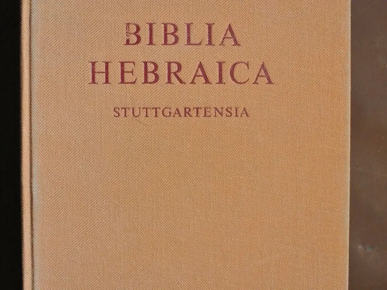 Billede 1 - biblia hebraica stuttgartensia, ved k. elliger und