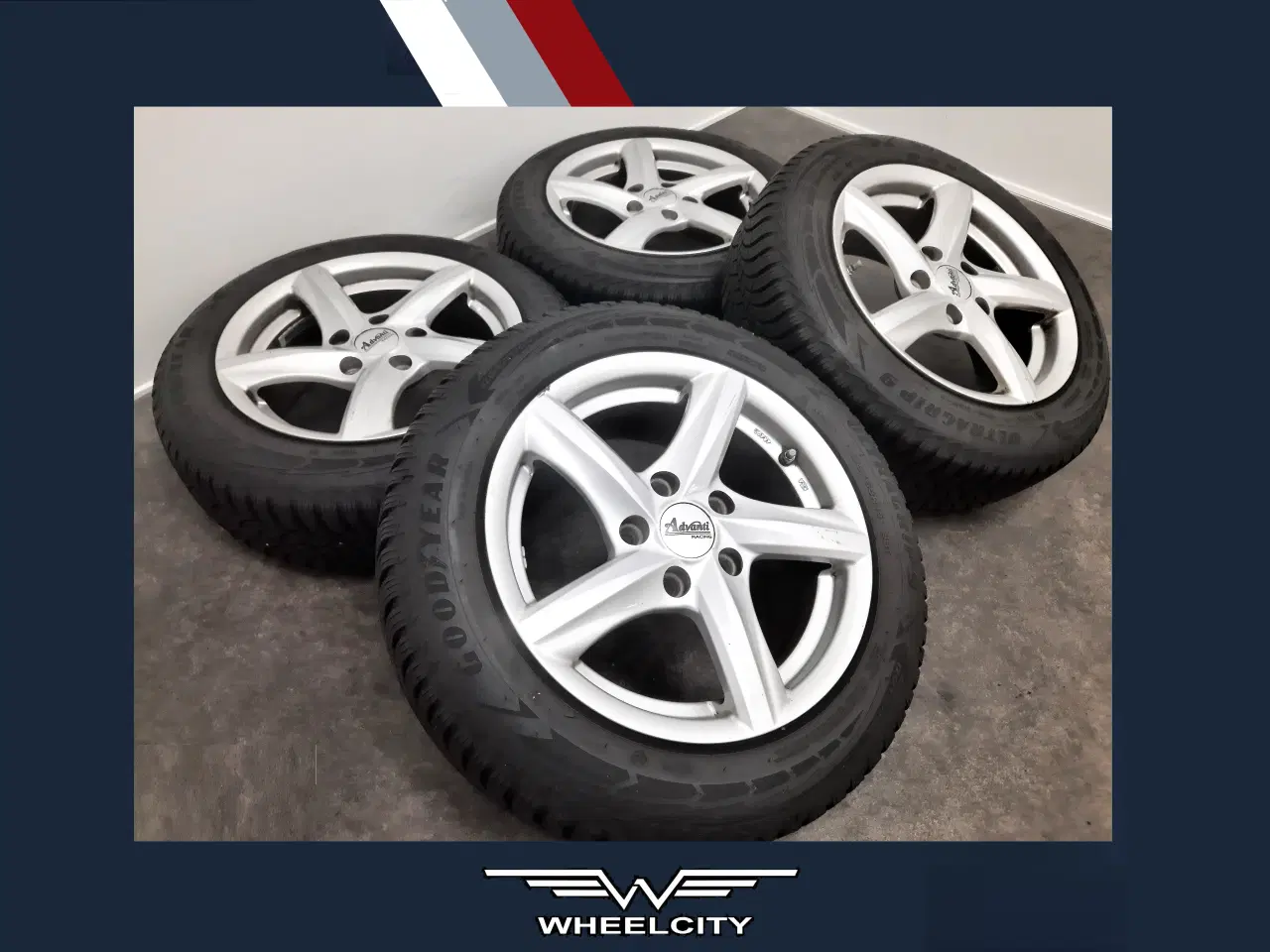 Billede 1 - 5x112 15" ET42 Advanti vintersæt Inkl.TPMS