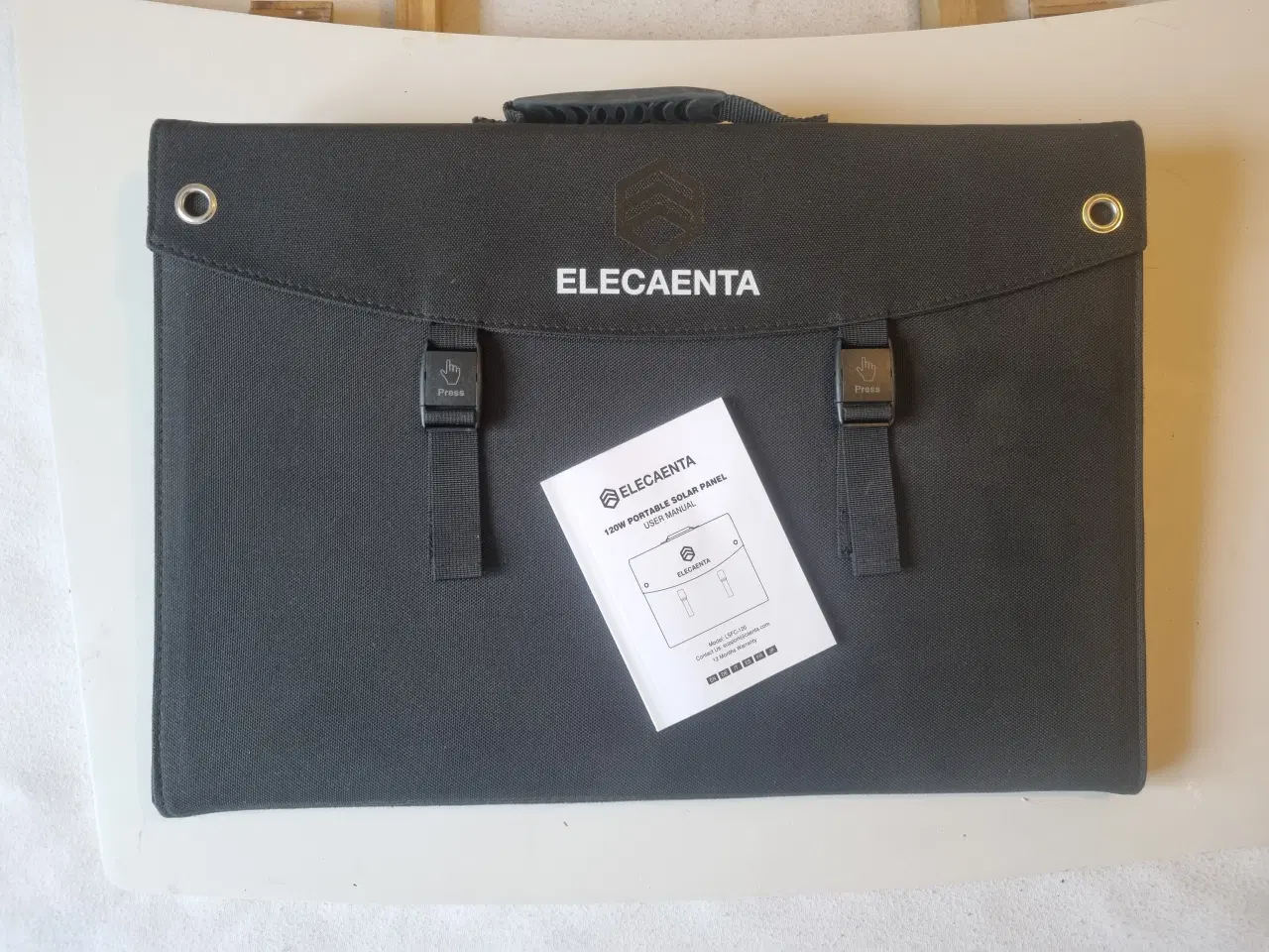 Billede 2 - 120W Flytbar Solcelle / Solar Panel