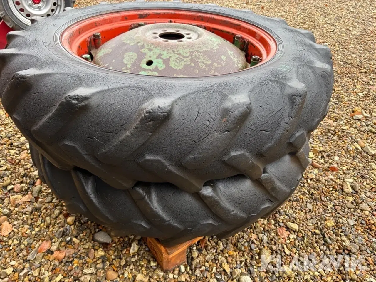 Billede 3 - Dæk m/fælge Dunlop Fieldmaster 2 styk