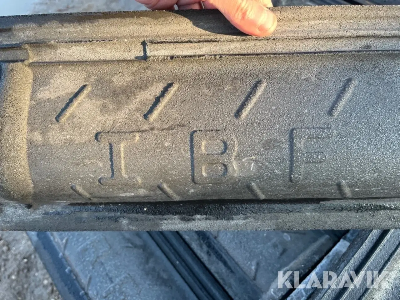 Billede 9 - Tagsten IBF Dobbelt S Plus halve sten. 95styk