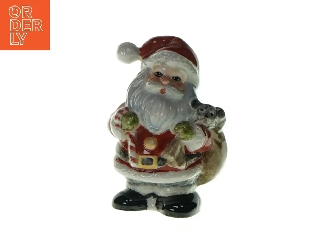 Billede 1 - Julemandsfigur (str. HB: 13x6,5 cm)