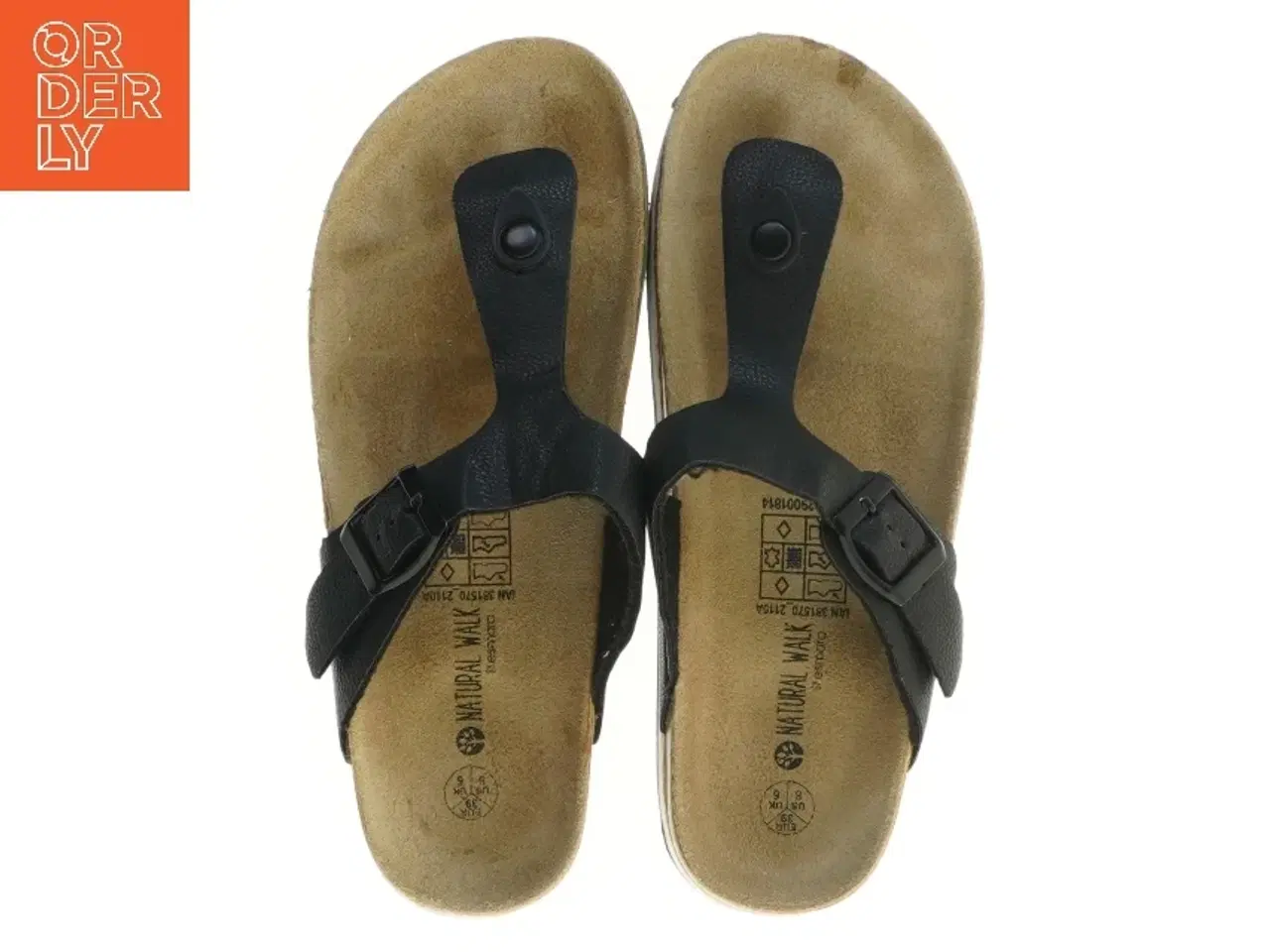 Billede 2 - Damesandal med tåsplit fra Natural Walk (str. 39 )