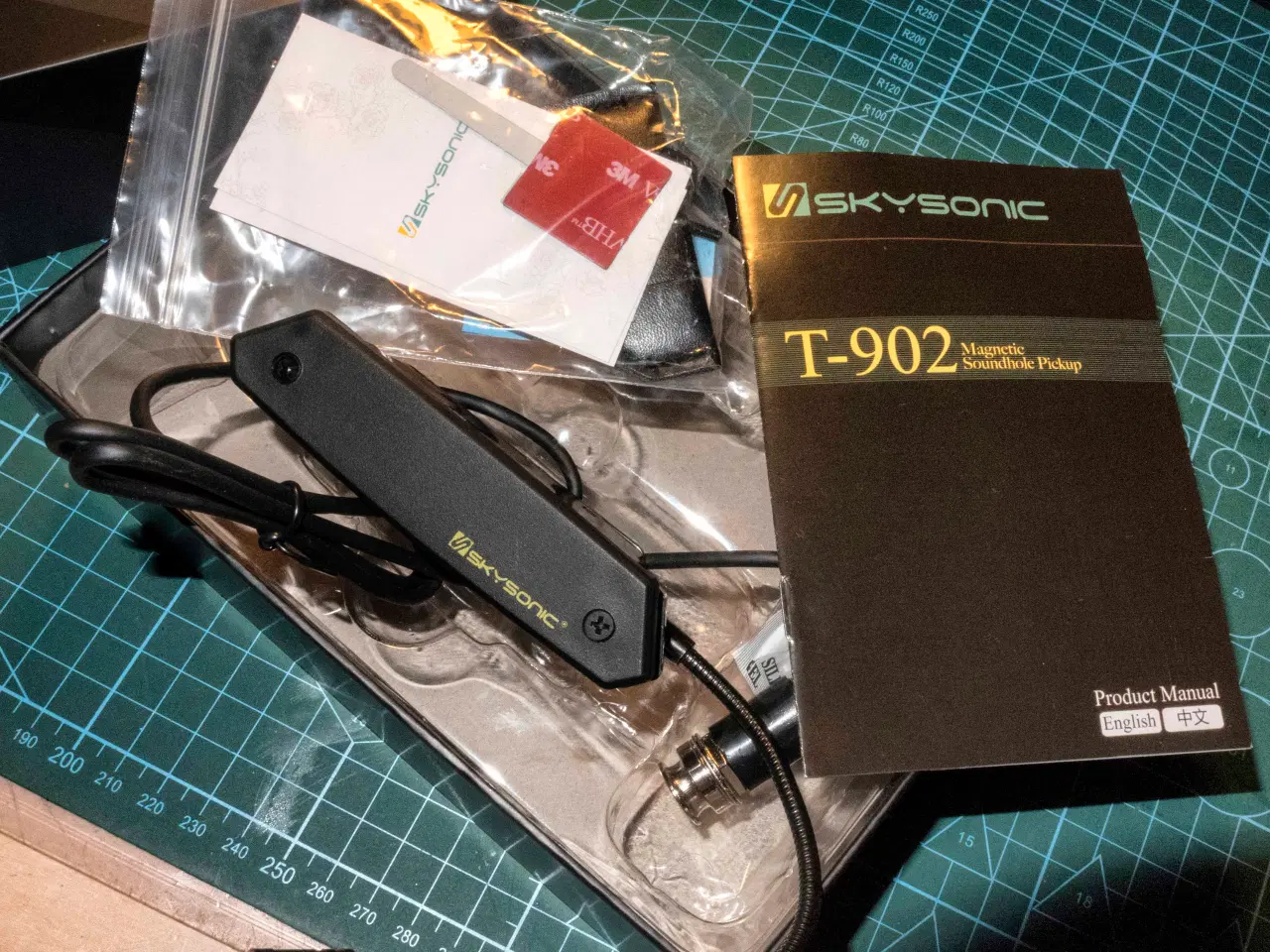 Billede 3 - Guitar-Soundhole-pickup   SKYSONIC  T-902.