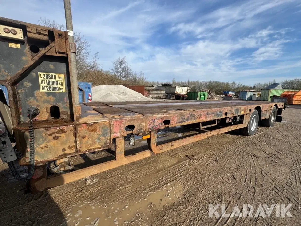 Billede 3 - Udtræk maskintrailer Kel- Berg E43-2