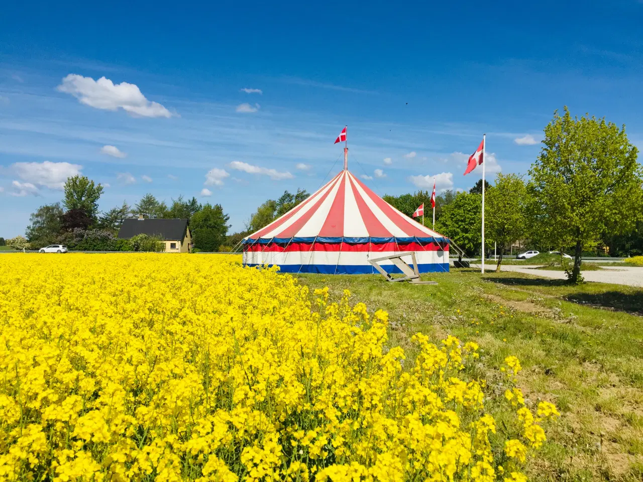 Billede 1 - Cirkustelt