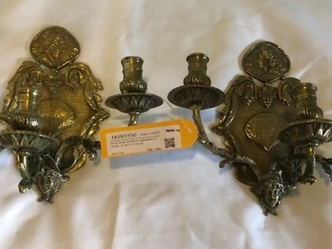 Billede 4 - To franske bronzelampetter fra 1800-tallet