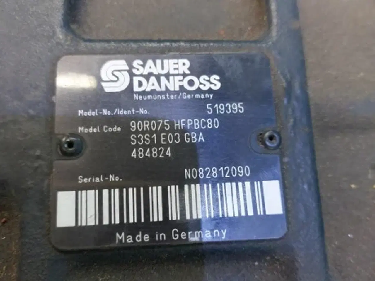 Billede 7 - Sauer Danfoss Hydraulikpumpe 90R075 HFPBC80