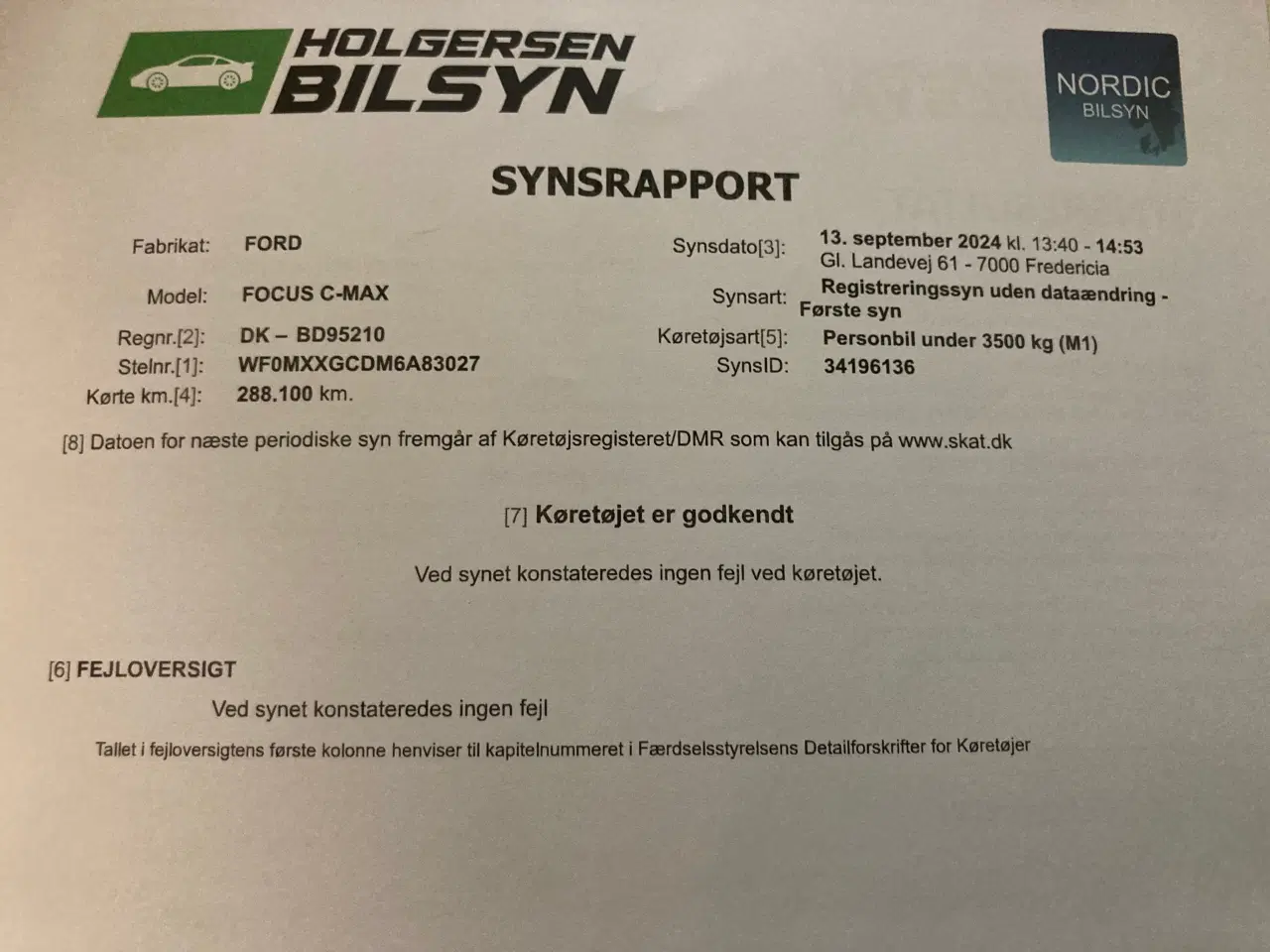 Billede 16 - Ford Focus C-Max Nysyn Meget pæn og velholdt