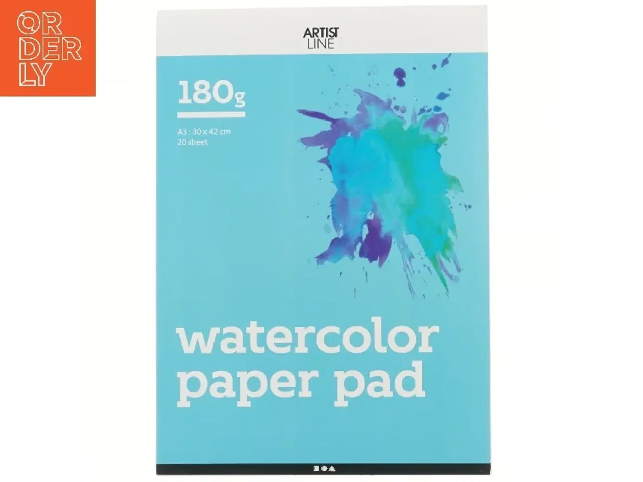 Billede 1 - Watercolor papirblok A3 helt ny!  (str. 42x30 cm)