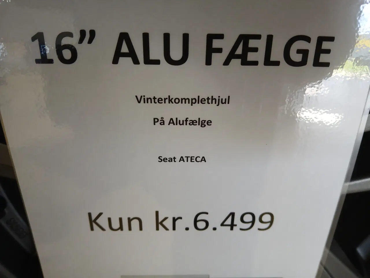 Billede 2 - Nye alufælge med vinterdæk 5x112