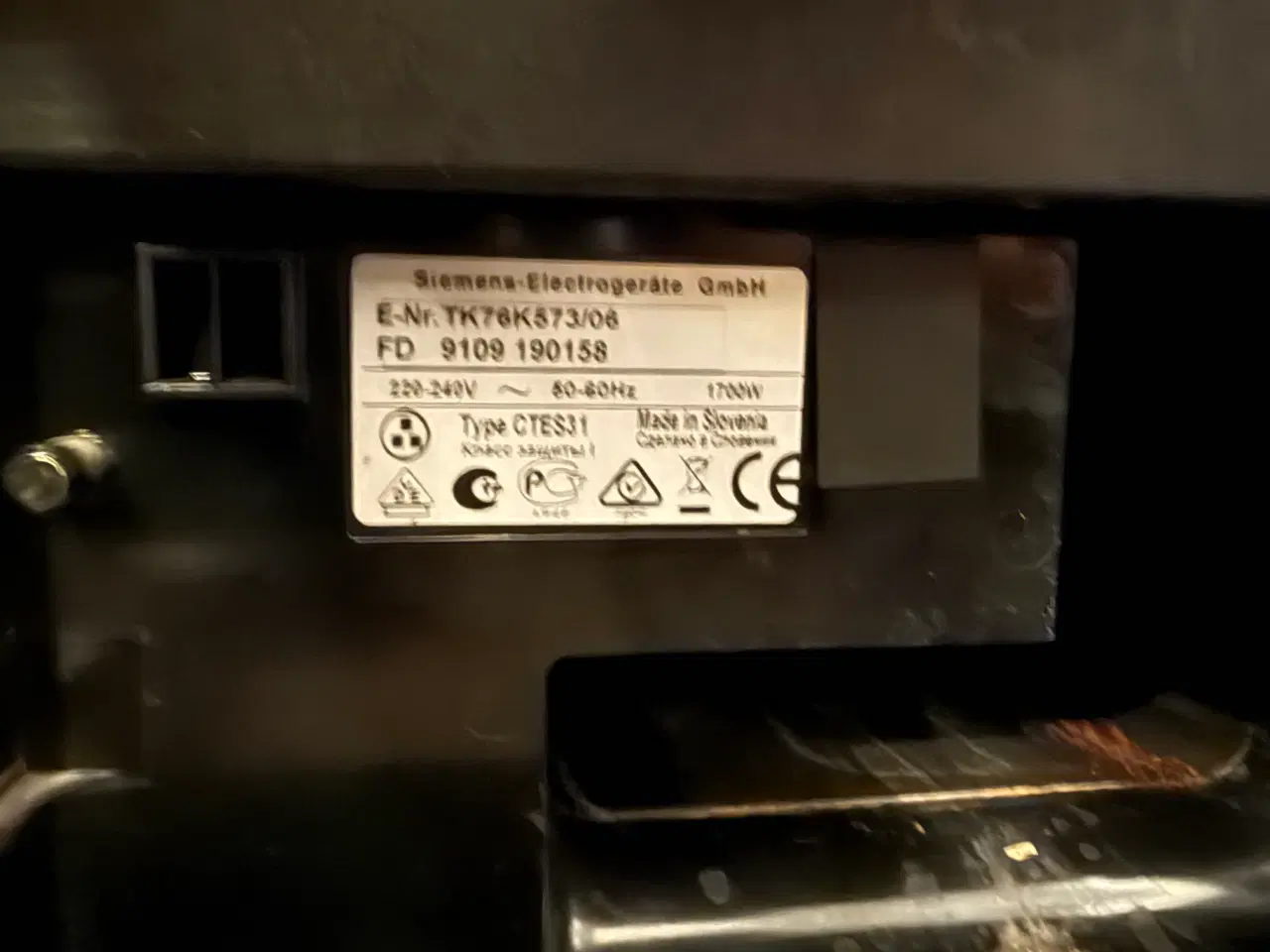 Billede 2 - Siemens Kaffemaskine