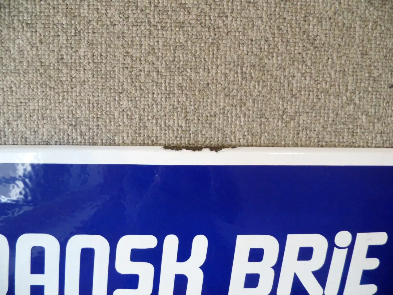 Billede 3 - DANSK BRIE emaljeskilt