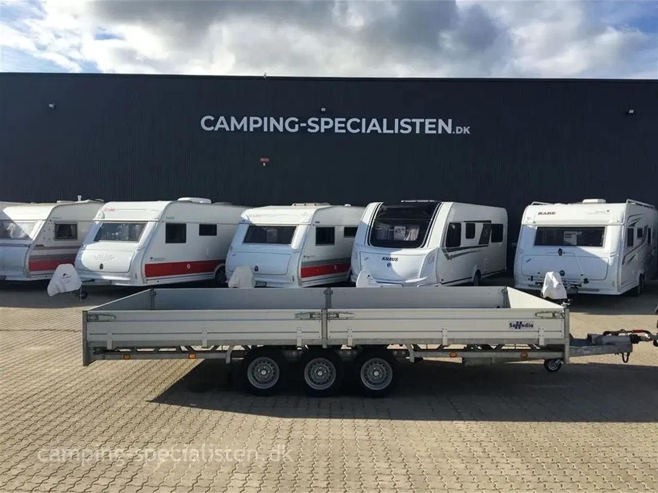 Billede 1 - 2024 - Selandia Hulco Medax 502 3500 kg Ladtrailer    Ny Stor lad trailer model 502/3500 kg hos Camping -Specialisten.dk
