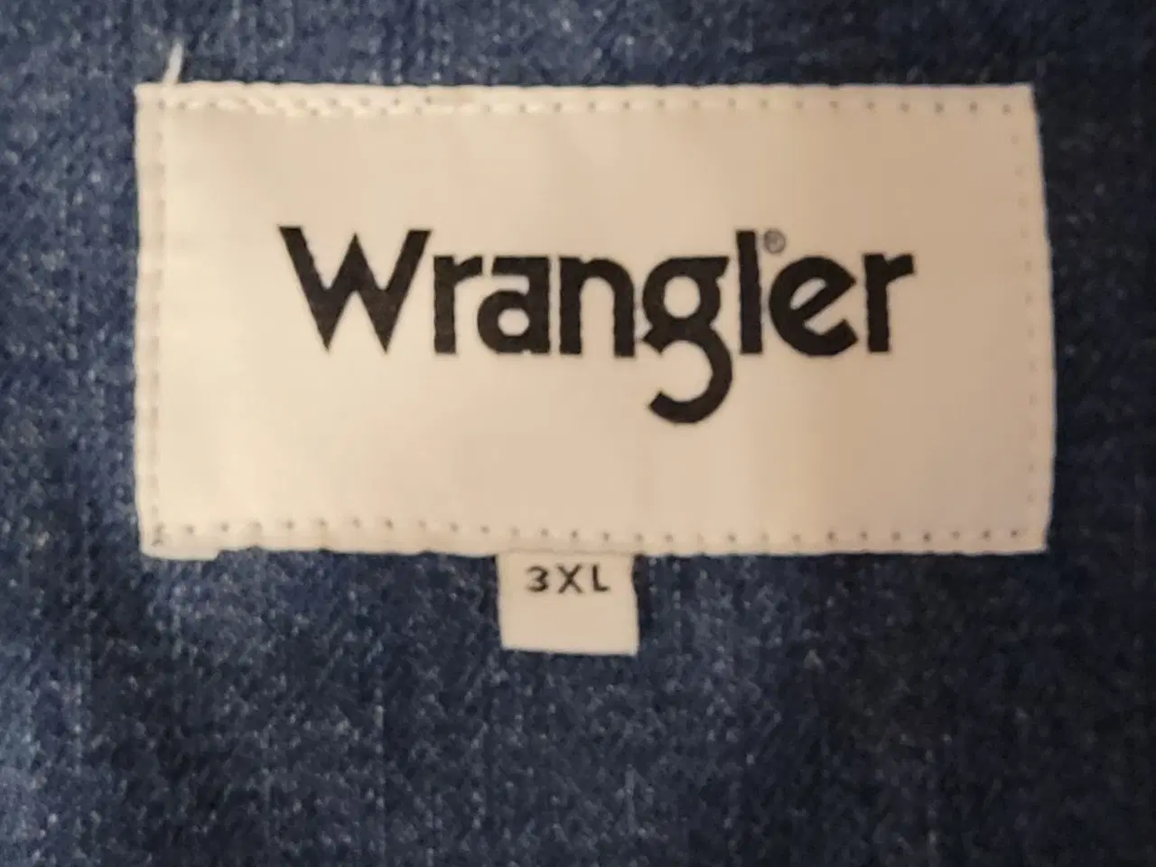 Billede 3 - Wrangler denimjakke i mid stone